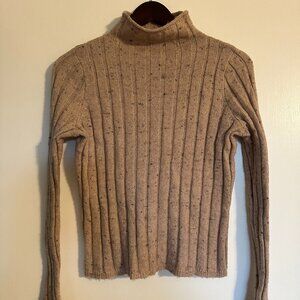 Madewell Cropped Faux Turtleneck Sweater, Size XS